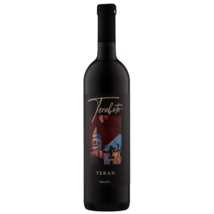 Teraboto Teran red wine bottle 0.75L
